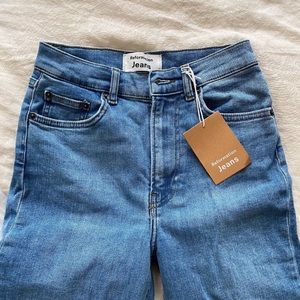 Reformation High and Skinny Crop Jean